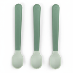 Łyżeczki dla niemowląt Easy-grip - Green, 3 szt. / Done by Deer