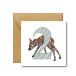 Kartka okolicznościowa na drugie urodziny Jelonek / Hi Little