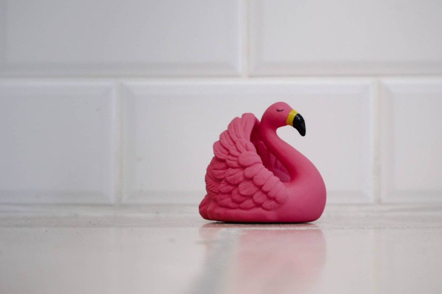 Zabawka do kąpieli z naturalnego kauczuku - Flaming / Natruba