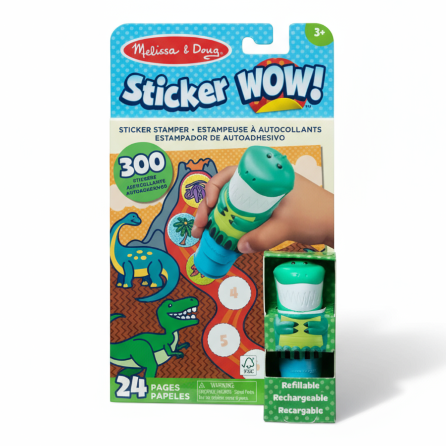 Stempel z naklejkami Sticker Wow - Dinozaur / Melissa & Doug