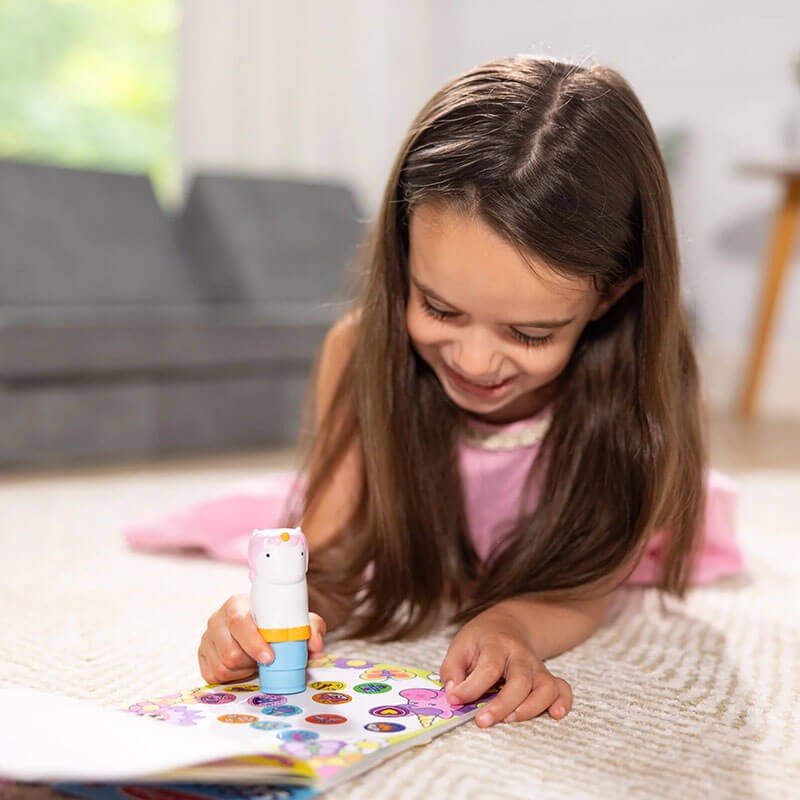 Stempel z naklejkami Sticker Wow - Jednorożec / Melissa & Doug
