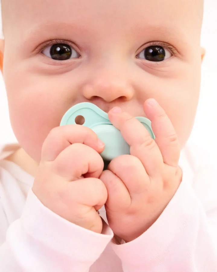 Smoczek pozycjonujący - Vivid Mint / LUU Kids