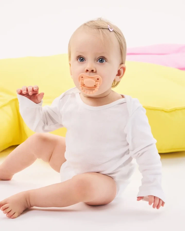 Smoczek pozycjonujący - Summer Apricot / LUU Kids