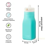 OMIEBOTTLE, bidon dla dzieci, Teal / OMIE