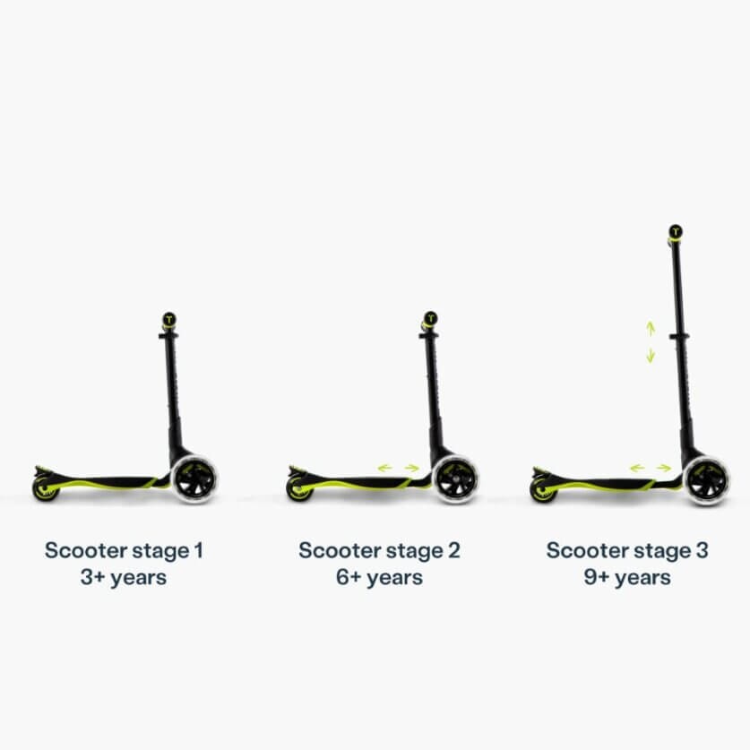 Hulajnoga 3w1 Xtend Scooter,  Yellow / smarTrike