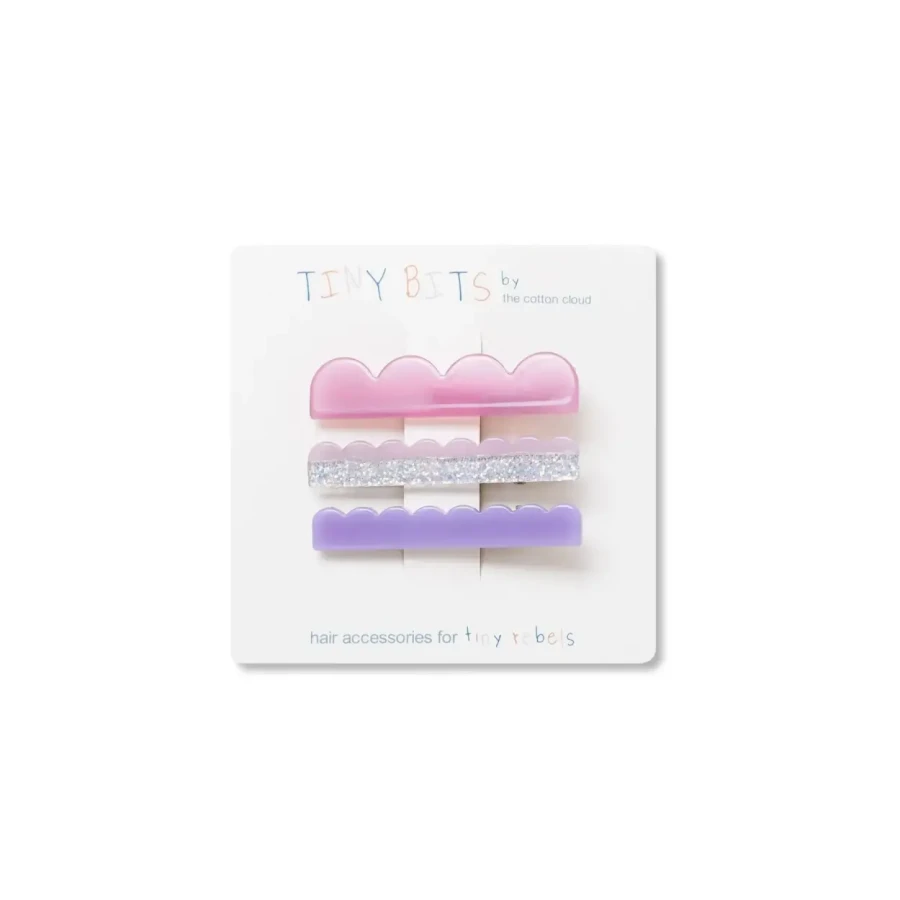 Spinki do włosów - Stars, 3 szt. / The cotton cloud