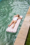 Materac do pływania Old Pink Leopard / The Swim Essentials