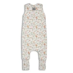 Dwustronny śpiworek z nóżkami Ivory Forest - Czarne Kropki / Dobre Liski by Sleepee