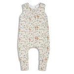 Dwustronny śpiworek z nóżkami Ivory Forest - Czarne Kropki / Dobre Liski by Sleepee