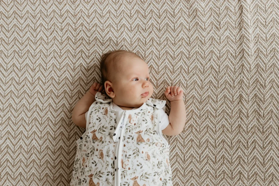 Śpiworek do spania Newborn Ivory Forest / Dobre Liski by Sleepee