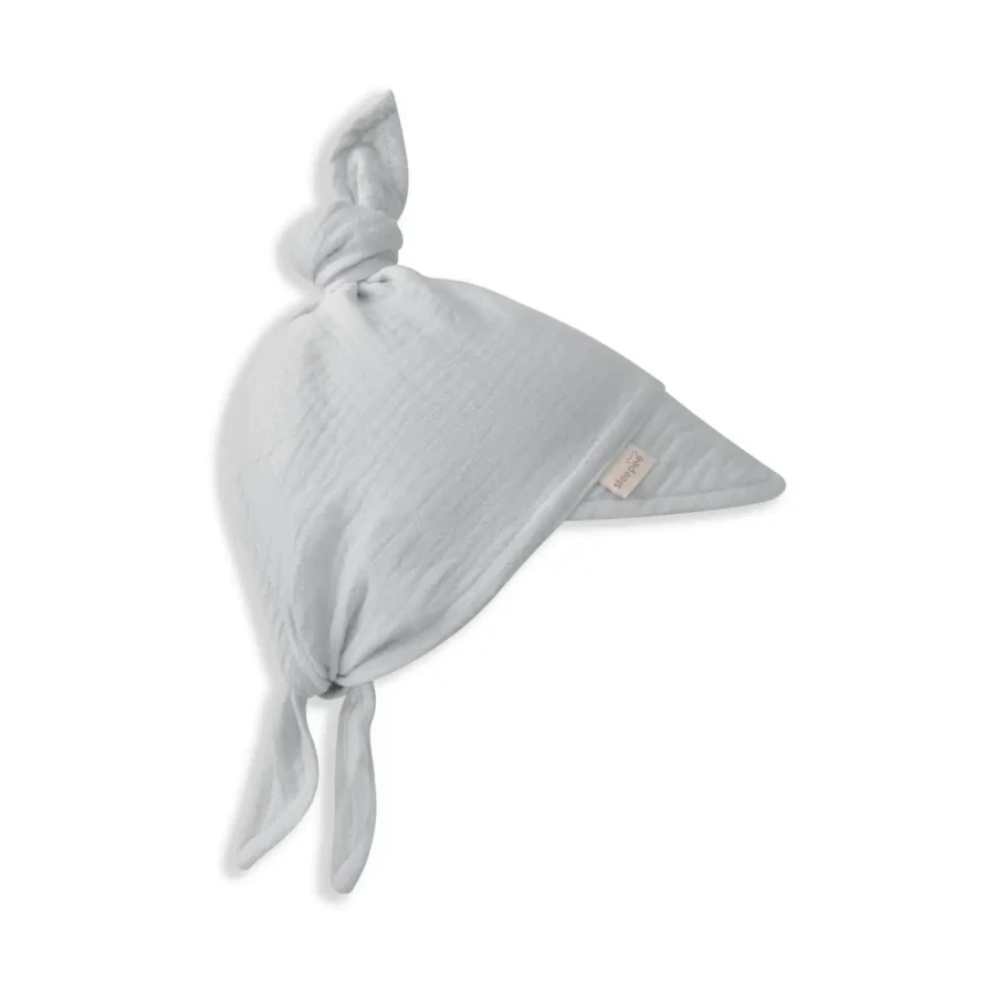 Muślinowa chustka z daszkiem - Grey / Sleepee