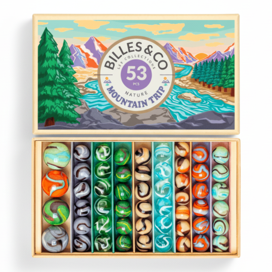 Szklane kulki WYPRAWA W GÓRY / Billes & Co