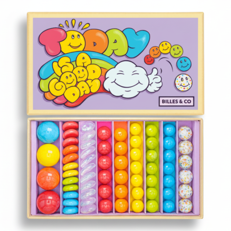 Szklane kulki DOBRY DZIEŃ LILA / Billes & Co