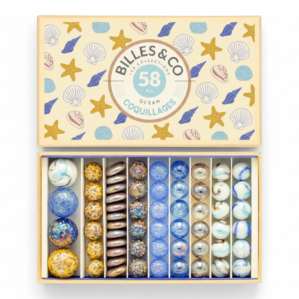 Szklane kulki MUSZELKI / Billes & Co