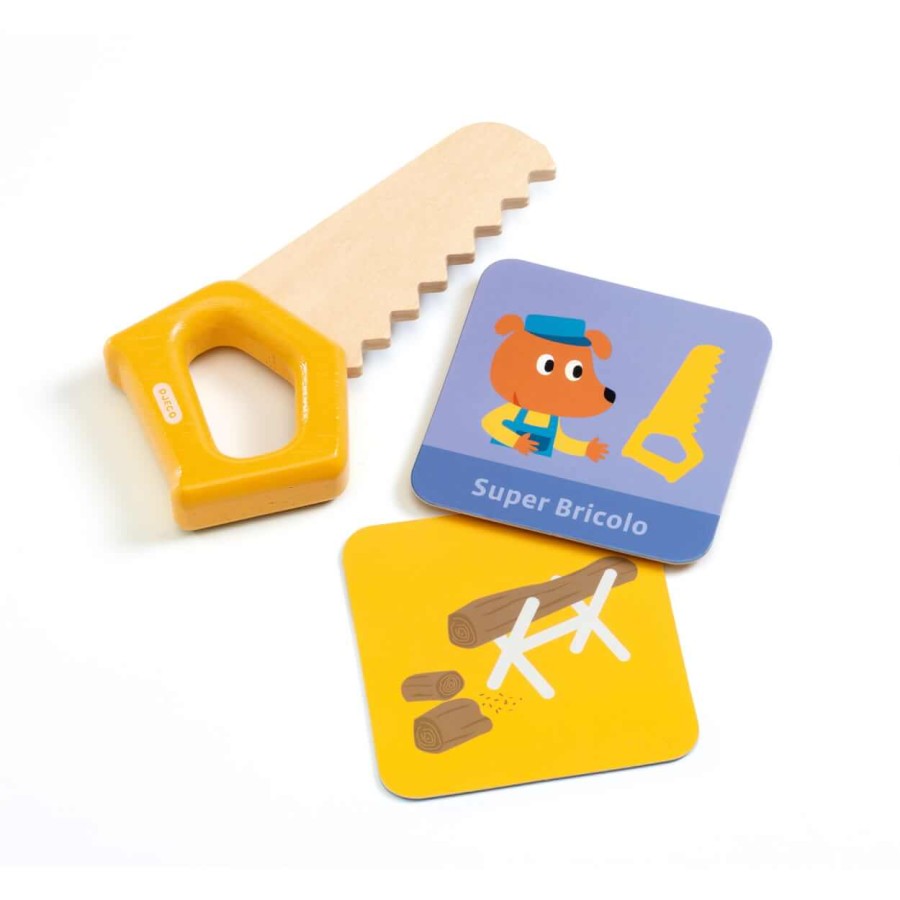 Drewniany zestaw Super Bricolo / DJECO