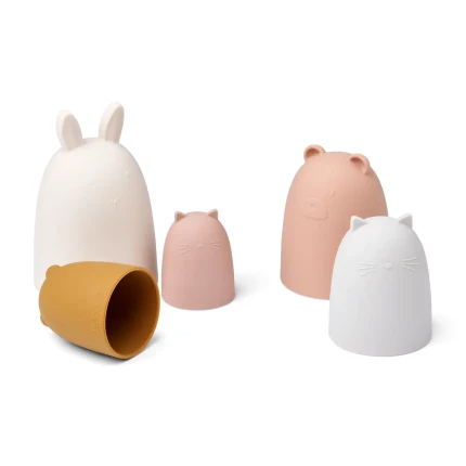 Silikonowe foremki Anneli - rose multi mix / Liewood