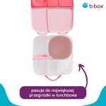 Silikonowy pojemnik z pokrywką do lunchboxa - Berry / b.box