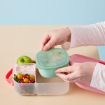 Silikonowy pojemnik z pokrywką do lunchboxa - Forest / b.box