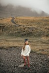 Turban Merino Denim / różne rozmiary / Looks by LUKS