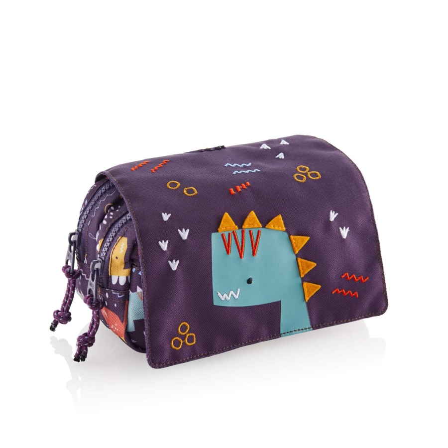 Piórnik z klapką - Wesołe Dinozaury / Miquelrius