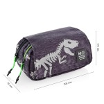 Piórnik z klapką - Dinozaur świecący w ciemności