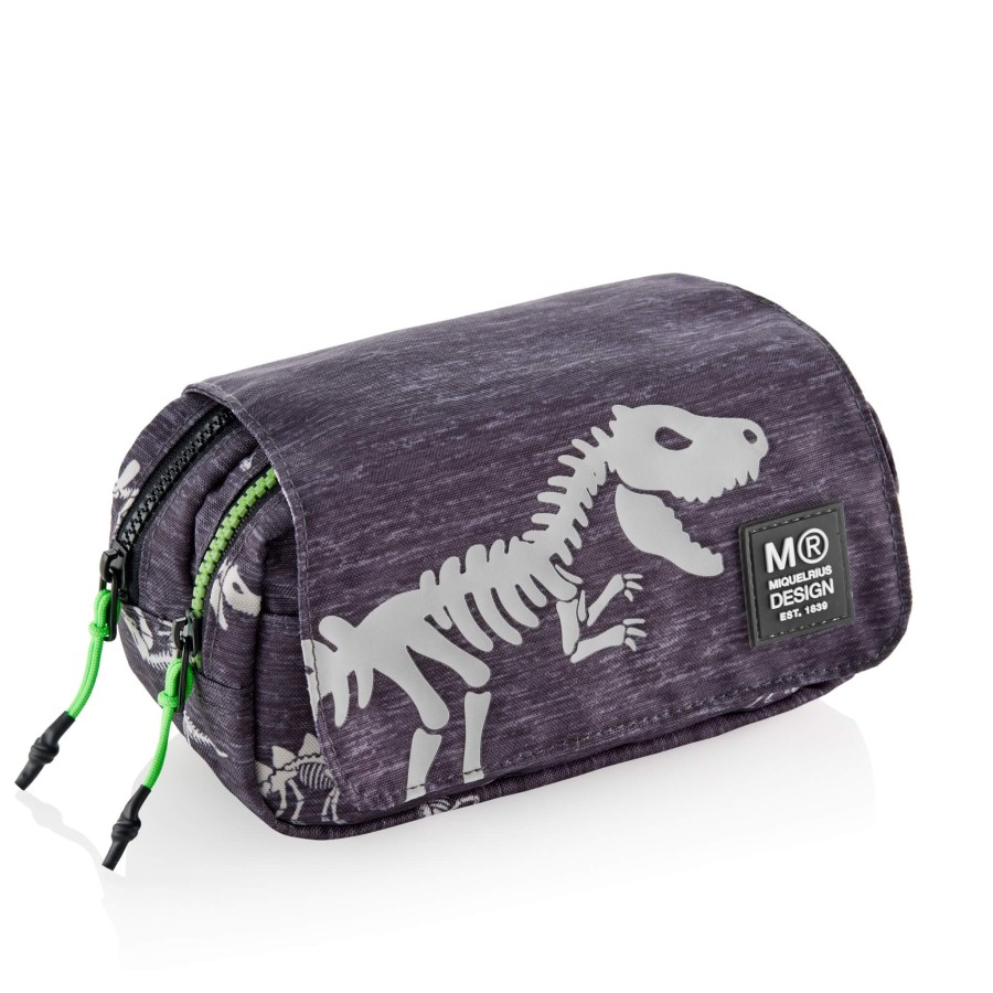 Piórnik z klapką - Dinozaur świecący w ciemności