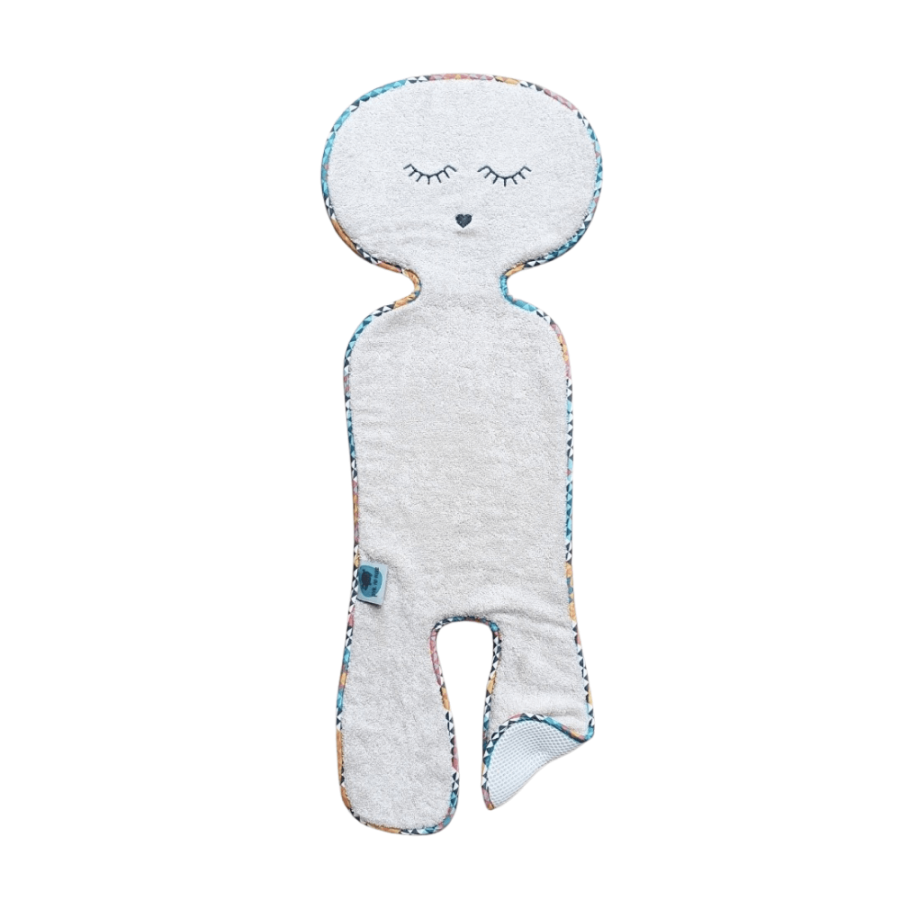 Wkładka bambusowa do fotelika ECRU & ETHNIC 0-12 miesięcy / Pink no more