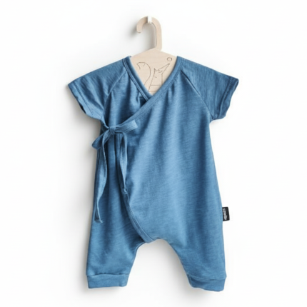 Letni rampers kopertowy - niebieski, rozm. 56 / Coodo