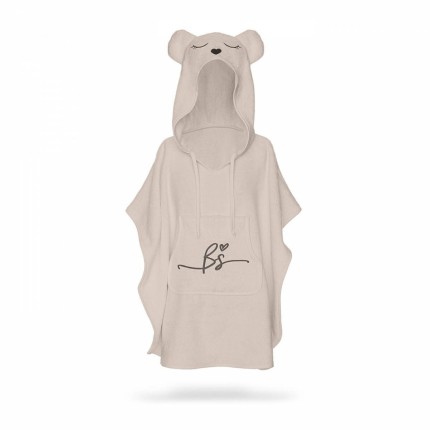 Ponczo bambusowe - beige / Babysteps