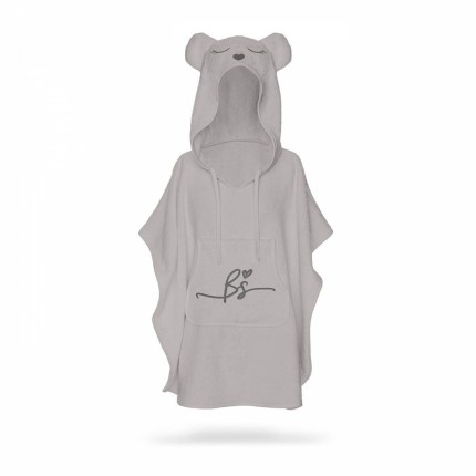 Ponczo bambusowe - grey / Babysteps