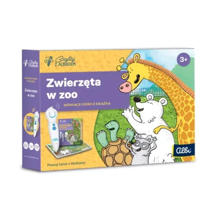 Zestaw Zwierzęta w zoo 3+ / Czytaj z Albikiem