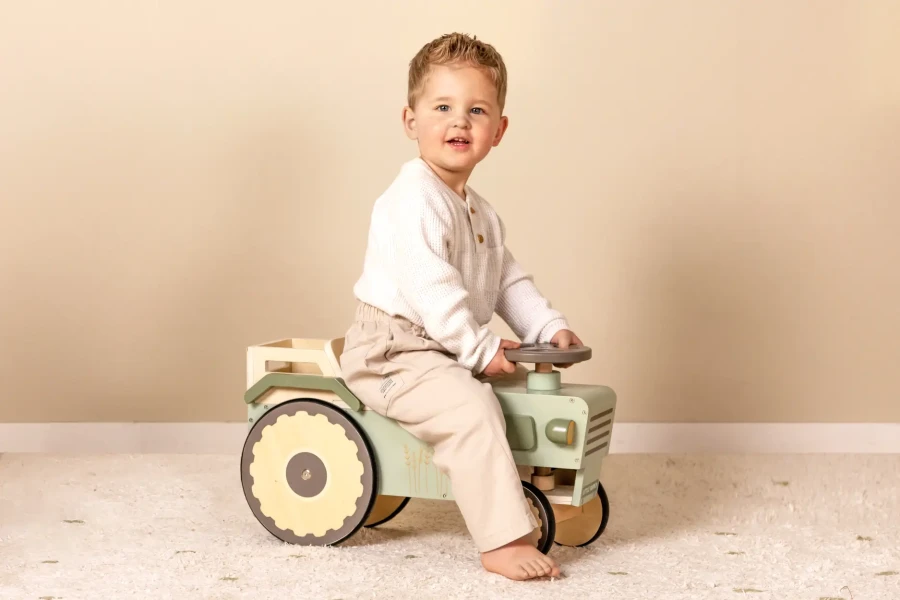 Jeździk Traktor Little Farm FSC / Little Dutch