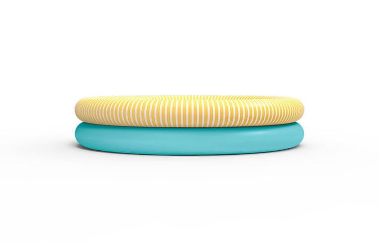 Dmuchany basen mały Ø 80 cm Dippy Banana Blue / QUUT