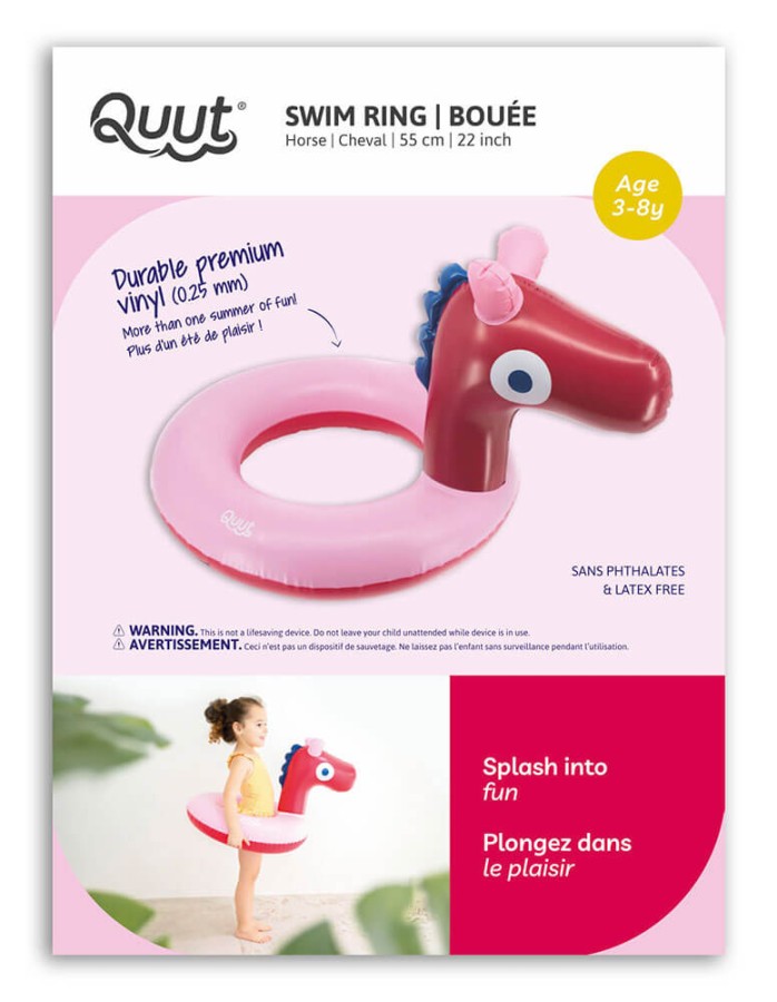 Kółko do pływania średnie Ø 50 cm Koń / QUUT