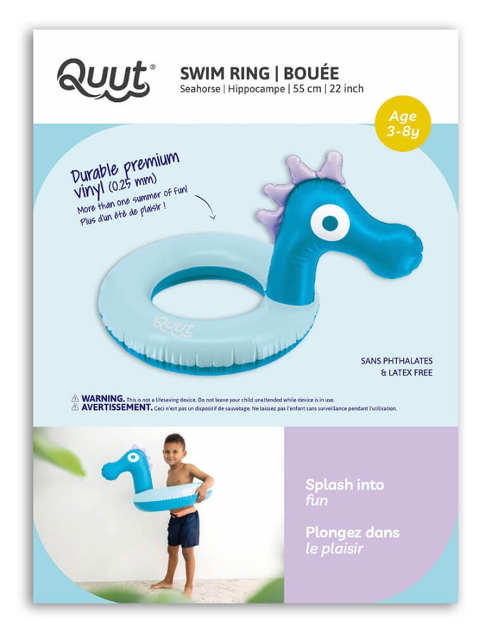 Kółko do pływania średnie Ø 50 cm Konik Morski / QUUT