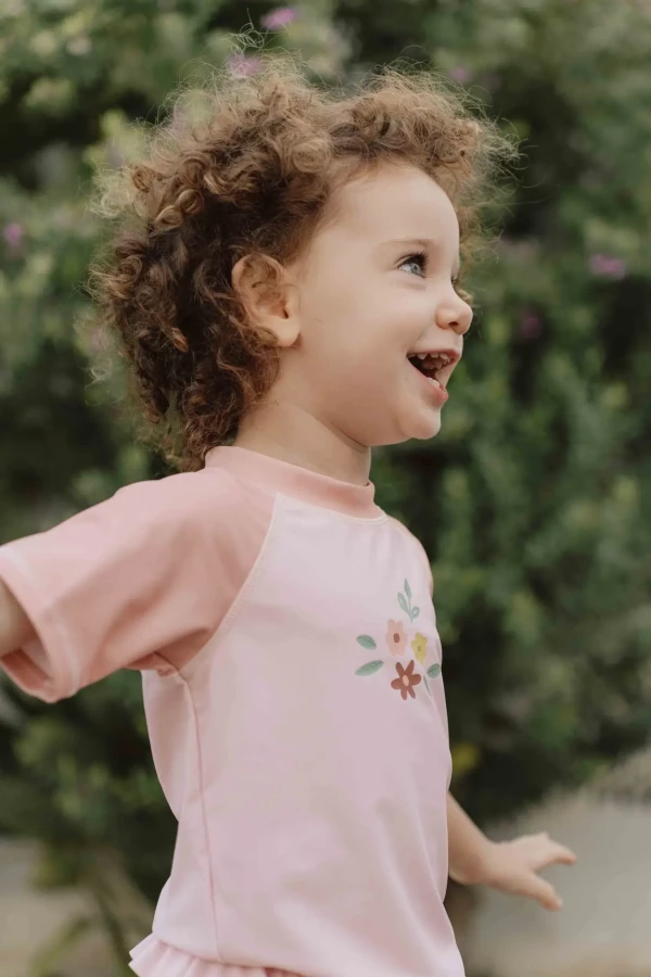 Koszulka do kąpieli Flower Pink / Little Dutch