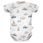 Body organic cotton krótki rękaw - CARS / YOSOY