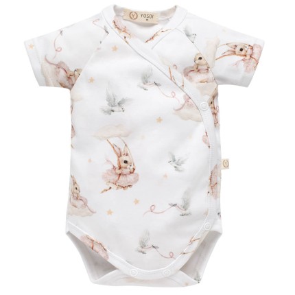 Body organic cotton krótki rękaw - TUTU RABBITS / YOSOY