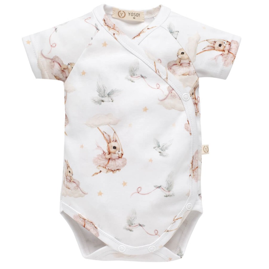 Body organic cotton krótki rękaw - TUTU RABBITS / YOSOY