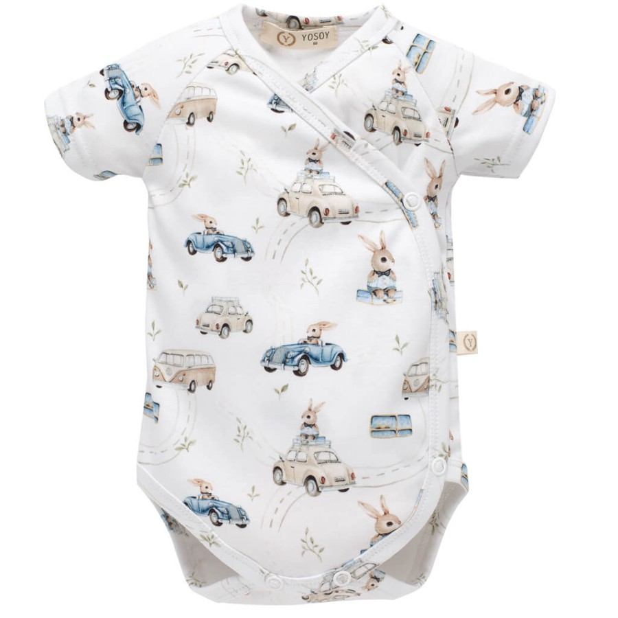 Body organic cotton krótki rękaw - CARS / YOSOY