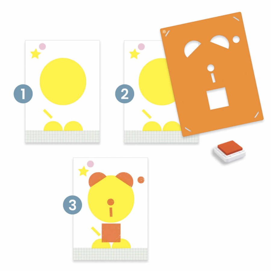 Zestaw artystyczny MALOWANIE TUSZEM 3+ / Djeco