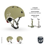 Kask XXS-S dla dzieci 1-5 lat Olive / Scootandride