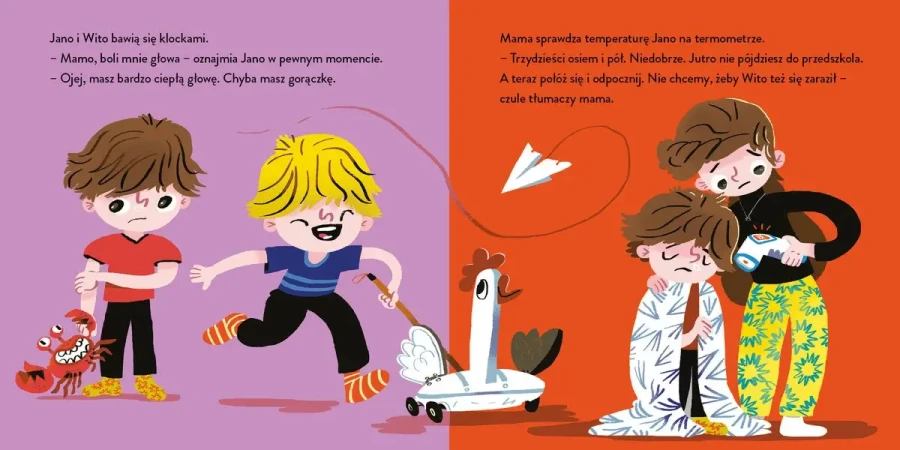 Jano i Wito u lekarza / Wydawnictwo Mamania