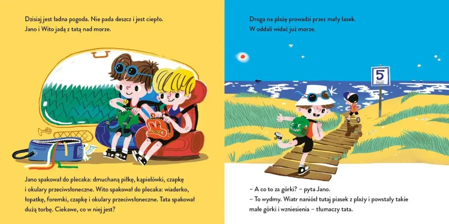 Jano i Wito nad morzem / Wydawnictwo Mamania