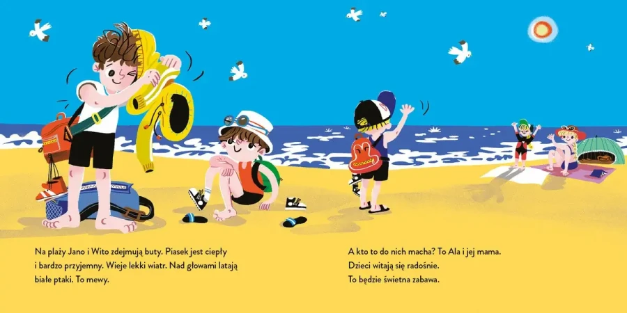 Jano i Wito nad morzem / Wydawnictwo Mamania