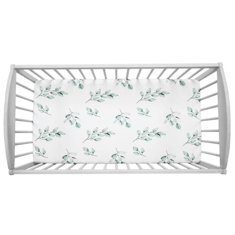 Prześcieradło do łóżeczka We Care Eukaliptus / Sleepee