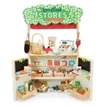 Dwustronny drewniany sklepik i teatrzyk / Tender Leaf Toys