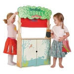 Dwustronny drewniany sklepik i teatrzyk / Tender Leaf Toys