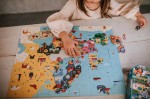 Puzzle Mapa Europy z elementami w kształcie państw 5+ / Mudpuppy