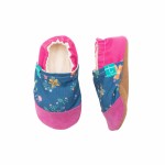 Kapcie do domu, żłobka, przedszkola - PICNIC FLOWERS PINK / TITOT
